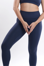 Load image into Gallery viewer, WIT Flo Women's Non-Slip High-Rise Leggings – Midnight Navy
