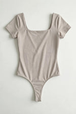 Load image into Gallery viewer, WIT Flo Women’s Squared-Neck Seamless Thong Bodysuit - Pack of 3